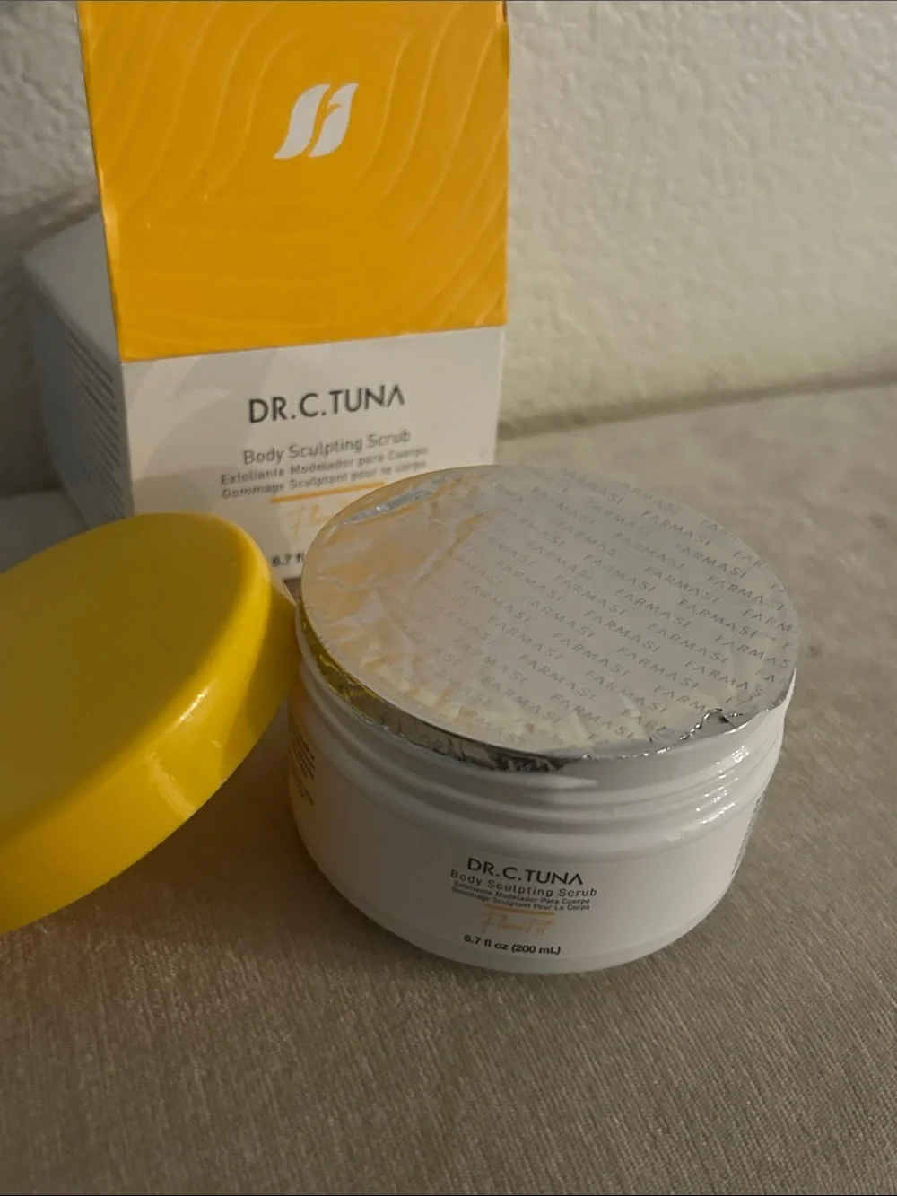 DR.C. Tuna Body Sculpting Scrub 6.7 oz new and sealed